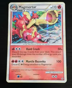 Magmortar 2/95-HeartGold SoulSilver Unleashed-Holo Pokémon Card-*NM* - Image 1