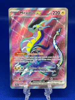 Pokemon TCG Miraidon EX 227/198 Scarlet & Violet Base Set Full Art Ultra Rare NM - Image 3