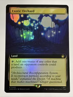MTG Universes Beyond: Doctor Who Exotic Orchard Extended Art Foil 0493 NM Rare - Image 1