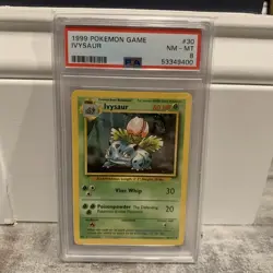 1999 Pokémon Game IVYSAUR #30 PSA 8 🍃💎 - Image 1