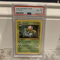 1999 Pokémon Game IVYSAUR #30 PSA 8 🍃💎 - Image 3