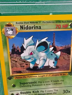 1999 Pokemon Card Jungle Set 1st Edition NIDORINA 40/64 PSA 9 Mint - Image 2