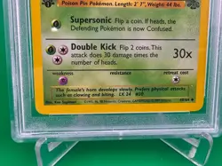 1999 Pokemon Card Jungle Set 1st Edition NIDORINA 40/64 PSA 9 Mint - Image 3