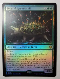 Fecund Greenshell -Foil- BLOOMBURROW Rare BLB 171 mtg NM/M - Image 1