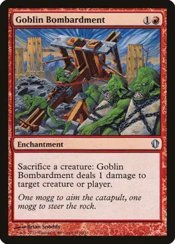 Goblin Bombardment Commander 2013 #110/356 MTG Magic The Gathering LP Light Play - Image 1