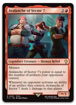 Avalanche of Sector 7 #53 (NM) Final Fantasy FIC Magic MTG - Image 1