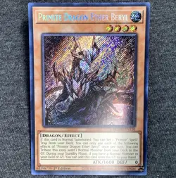 Primite Dragon Ether Beryl BLMM-EN130 Secret Rare Yugioh Card 1st Edition NM - Image 1