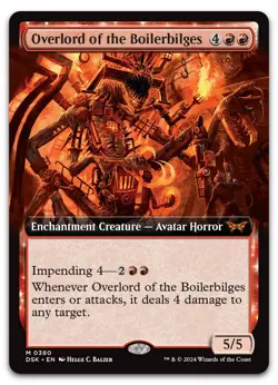 Overlord of the Boilerbilges (Extended Art) #380 (NM) Duskmourn DSK Magic MTG - Image 1
