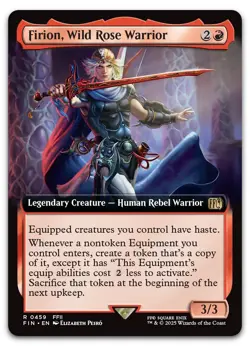 Firion, Wild Rose Warrior (Extended Art) #459 (NM) Final Fantasy FIN Magic MTG - Image 1