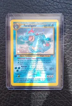 Feraligatr 1st Edition (5/111) Neo Genesis Holo Rare LP Swirl Pokemon TCG Card - Image 12