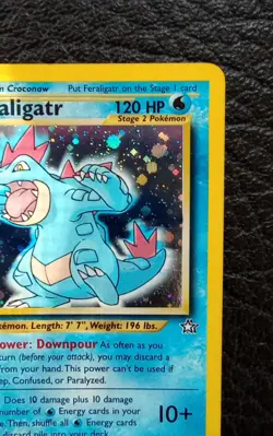 Feraligatr 1st Edition (5/111) Neo Genesis Holo Rare LP Swirl Pokemon TCG Card - Image 6