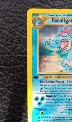 Feraligatr 1st Edition (5/111) Neo Genesis Holo Rare LP Swirl Pokemon TCG Card - Image 7