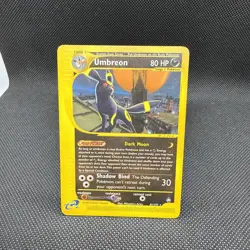 Pokemon Umbreon Card 41/147 Non-Holo Rare, Aquapolis 2002 Nintendo -LP/MP - Image 1