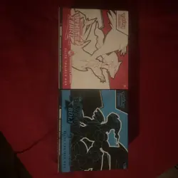 Pokemon Center Black Bolt & White Flare Elite Trainer Box ETB Set in hand - Image 1