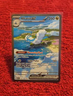 PokÃ©mon TCG Altaria EX Paradox Rift Holo Card 253/182 Special Illustration Rare - Image 2