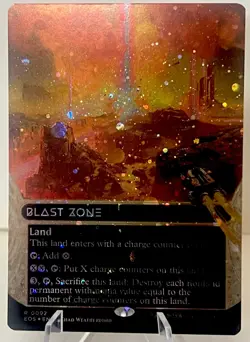 1x - Blast Zone - GALAXY FOIL BORDERLESS- Edge of Eternities: Stellar Sights MTG - Image 1