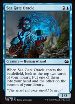 Sea Gate Oracle - Light Play MTG Modern Masters 2017 - Image 1
