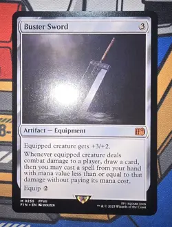 MTG (FIN) - Buster Sword (#0255) - Regular Near Mint  - Image 1