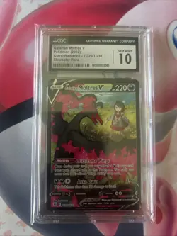 2022 Pokemon Astral Radiance Galarian Moltres V TG20/TG30 CGC 10 MINT - Image 1
