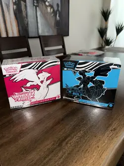 Pokemon Black Bolt & White Flare Elite Trainer Box ETB Set of 2 *SHIPS SAME DAY* - Image 1
