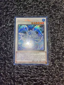 Yugioh Brionac, The Magical Ice Dragon BLTR-EN004 Secret Rare 1st Edition NM - Image 1