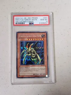 YuGiOh Perfectly Ultimate Great Moth TSC-001 Graded PSA 10 - Image 1