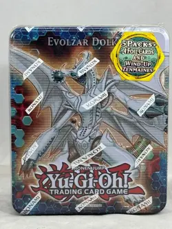 Yugioh Evolzar Dolkka Collectible Tin 2012 Brand New Factory Sealed! - Image 1