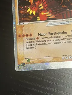 Pokemon TCG Groudon ex - 002 (Nintendo Power Magazine) 002 Holo Vintage 2003 MP - Image 6
