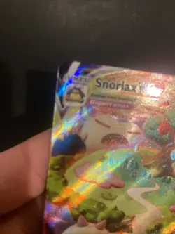 PokÃ©mon TCG Snorlax VMAX Holo Ultra Rare Card Sword & Shield 142/202 - Image 5
