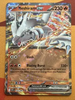 English Pokemon Card - Reshiram ex - Double Rare (020/086) White Flare NM - Image 1