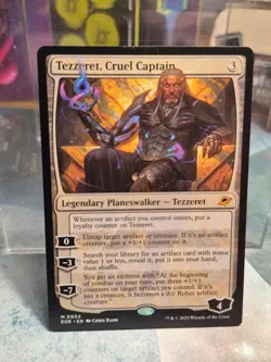 M 0002 Tezzeret, Cruel Captain Planeswalker Edge of Eternities EOE MTG Card - Image 1