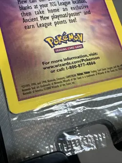 Ancient Mew Promo Card - sealed in wrapper (PokÃ©mon The Movie 2000) - Image 2