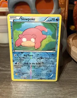 Pokemon 2012 Dark Explorers Slowpoke Reverse Holo Card 23/108 - Image 1