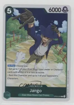 2023 One Piece Card Game: Pillars of Strength OP03 R Jango #OP03-028 03mh - Image 1