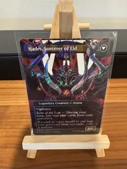 Magic MTG Emet-Selch, Unsundered  Hades FIN 0539 Borderless Surge Foil Mythic - Image 2