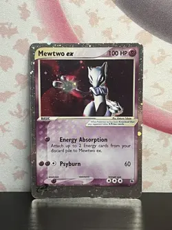 Pokemon TCG Mewtwo ex 101/109 Ruby and Sapphire Holo Vintage Rare Nintendo MP - Image 1