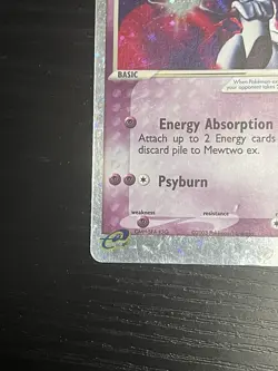Pokemon TCG Mewtwo ex 101/109 Ruby and Sapphire Holo Vintage Rare Nintendo MP - Image 6