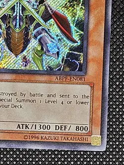 XX-Saber Emmersblade - Secret Rare - 1st Edition - ABPF EN081 (NM) - YuGiOh! - Image 3