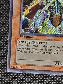 XX-Saber Emmersblade - Secret Rare - 1st Edition - ABPF EN081 (NM) - YuGiOh! - Image 4