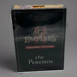 Age of Empires II Expandable Card Game The Persians SEALED 100 Card Starter Deck - Image 1