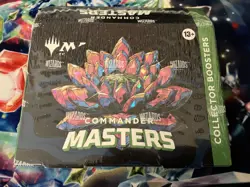 Magic: The Gathering MTG Commander Masters Collector Booster Box SEALED - Image 1