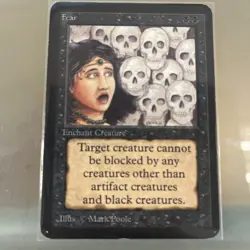 Fear Alpha Edition MTG LP - Image 1