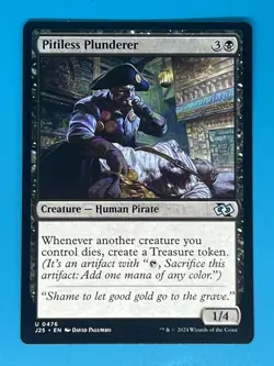 Mtg Pitiless Plunderer Rivals of Ixalan Regular - Image 1