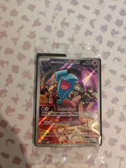 Team Rocket's Wobbuffet #203 Pokemon Center PROMO Card Holo SEALED - Image 4