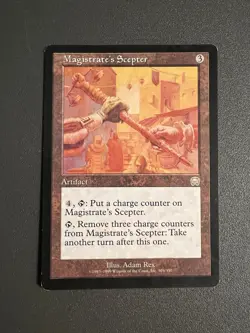 MTG Magistrateâ€™s Scepter X1 Mercadian Masques MP - Image 1