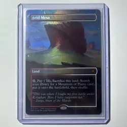 MTG Arid Mesa Mythic Rare Borderless SPG 109 Near Mint - Image 1