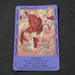 Anemone Bella Sara Foil Card Italian Magical Friends NM - Image 1