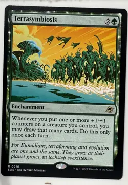 R 0210 Terrasymbiosis Enchantment Edge of Eternities Rare EOE MTG Card Green - Image 1