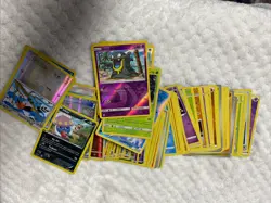 POKEMON TCG 50 CARD LOT Common Uncommon Rare Some Holo Foil - Image 1