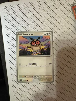 Hoothoot 114/142 Common | Stellar Crown | Pokemon Card - Image 1